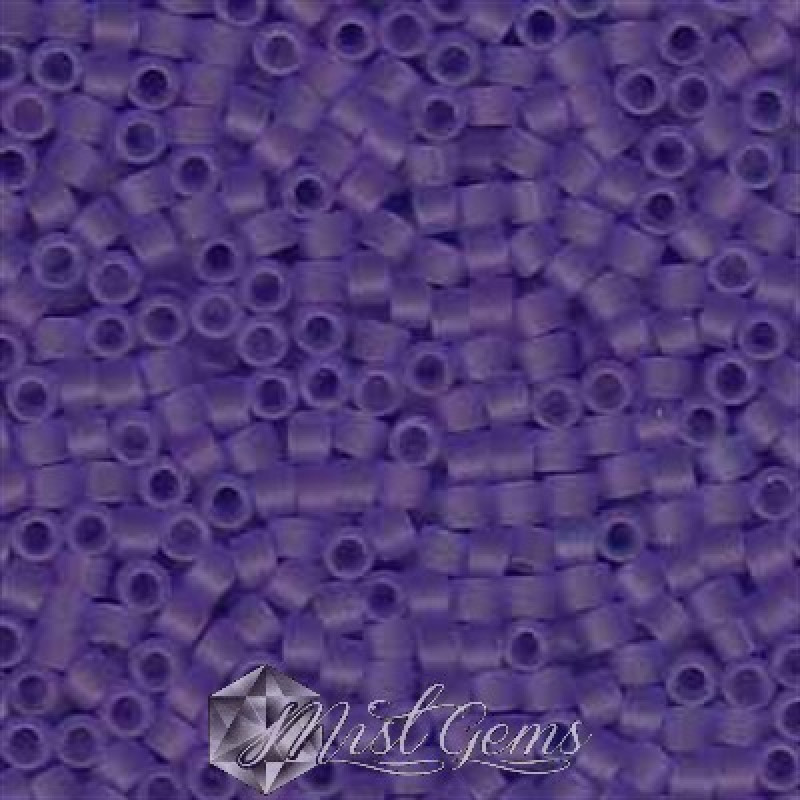 Delica 11/0 DB 0783 Dyed Transp Purple Matted