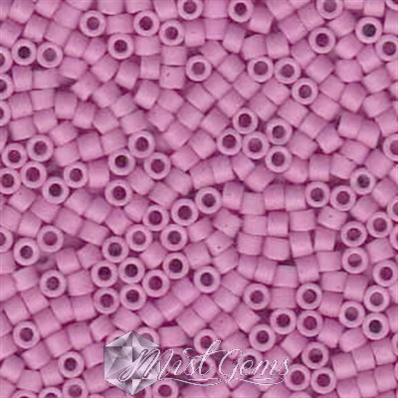 Delica 11/0 DB 0800 Opaque Rose Matted Dyed