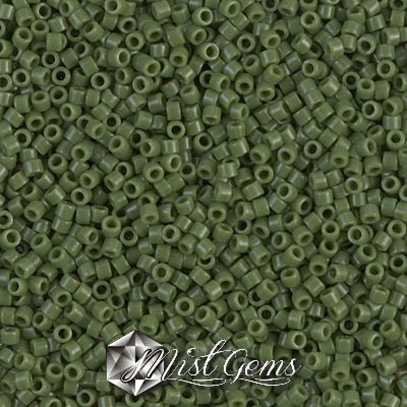 Delica 11/0 DB 1135 Opaque Avocado