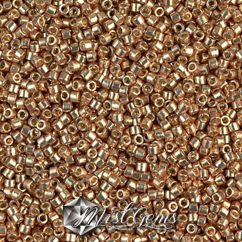 Delica 11/0 DB 1834 Duracoat Galvanized Champagne