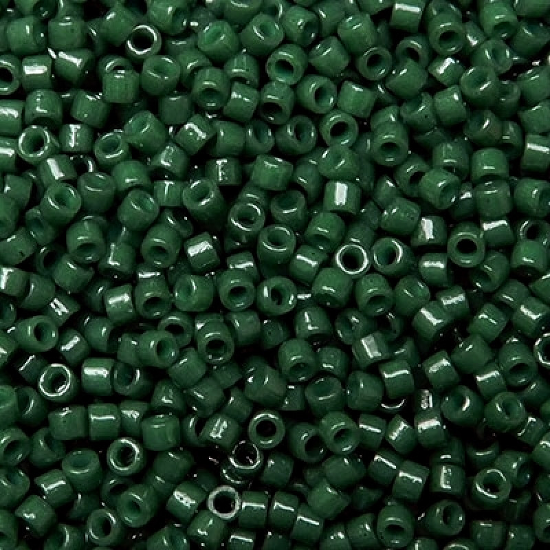 Delica 11/0 DB 2358 Duracoat Opaque Dyed Forest Green
