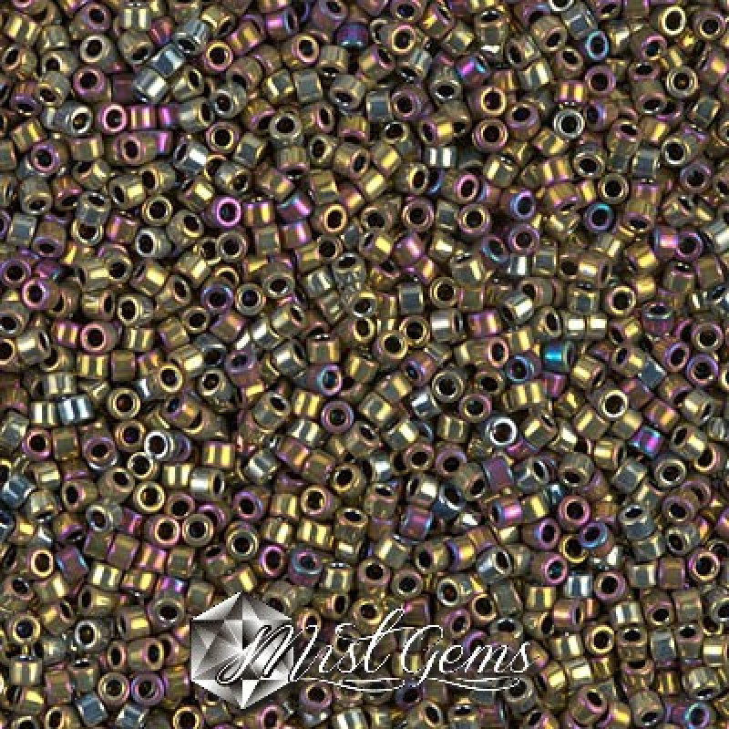 Delica 11/0 DB 0029 (DB29) Metallic Golden Olive Iris