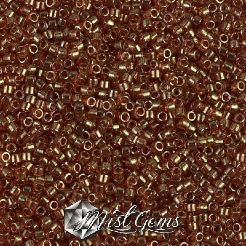 Delica 11/0 DB 0121 (DB121) Apricot Topaz Gold Luster