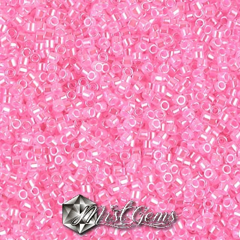 Delica 11/0 DB 0246 Lined Crystal Dark Pink