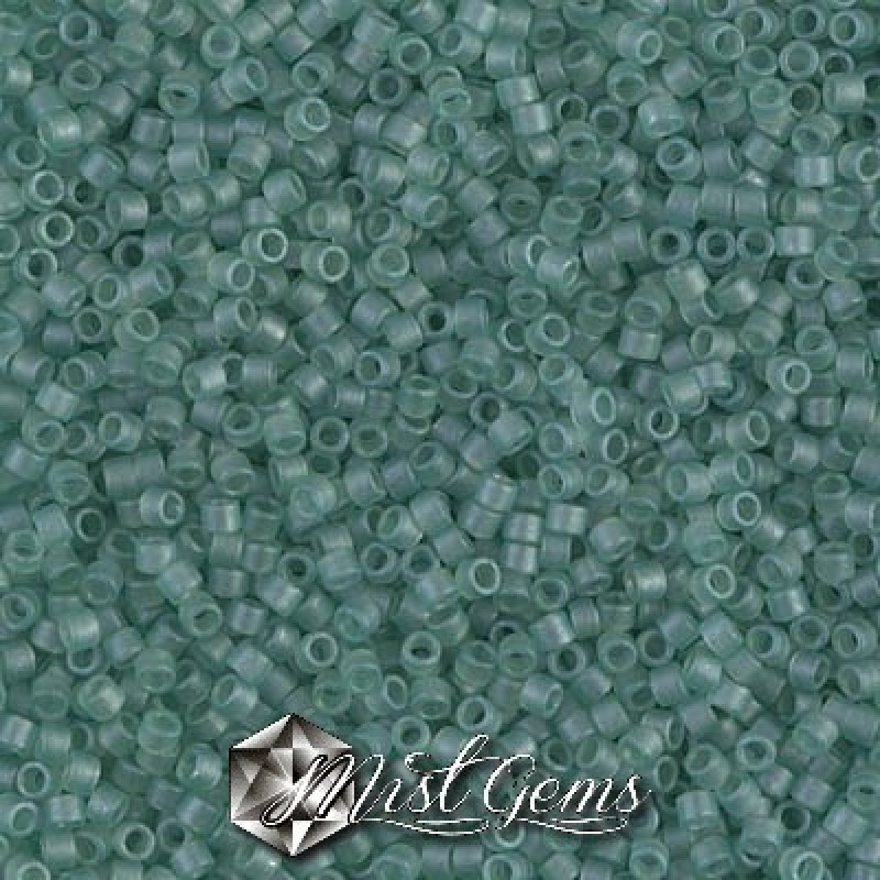 Delica 11/0 DB 0385 Matted Sea Glass Green