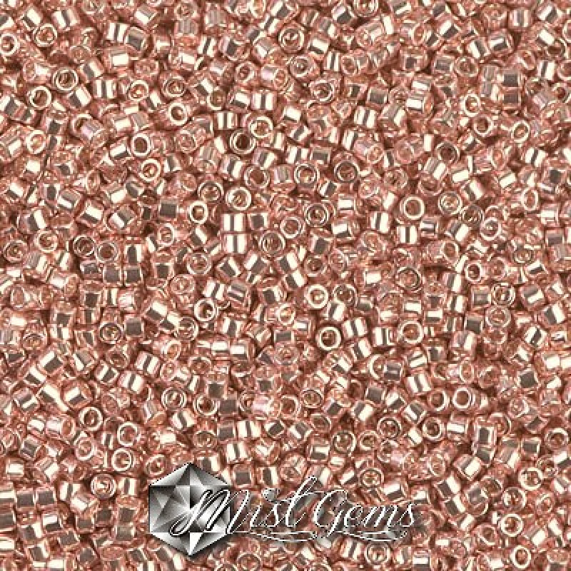 Delica 11/0 DB 0418 Galvanized Light Rose Dyed