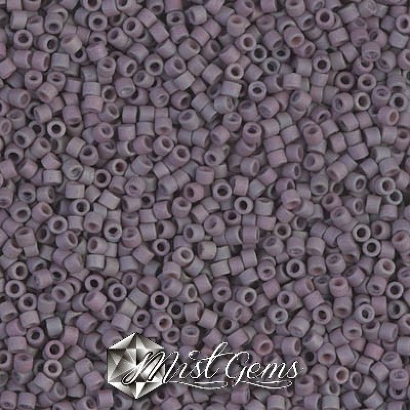 Delica 11/0 DB 1062 Matted Metallic Purple Sage Gold Iris