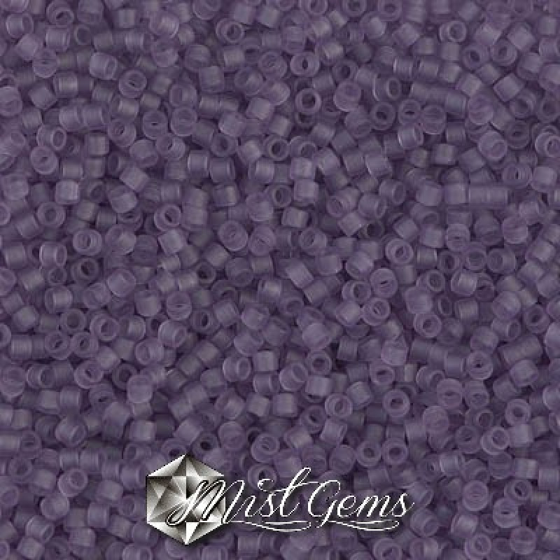 Delica 11/0 DB 1265 Matted Transparent Light Amethyst