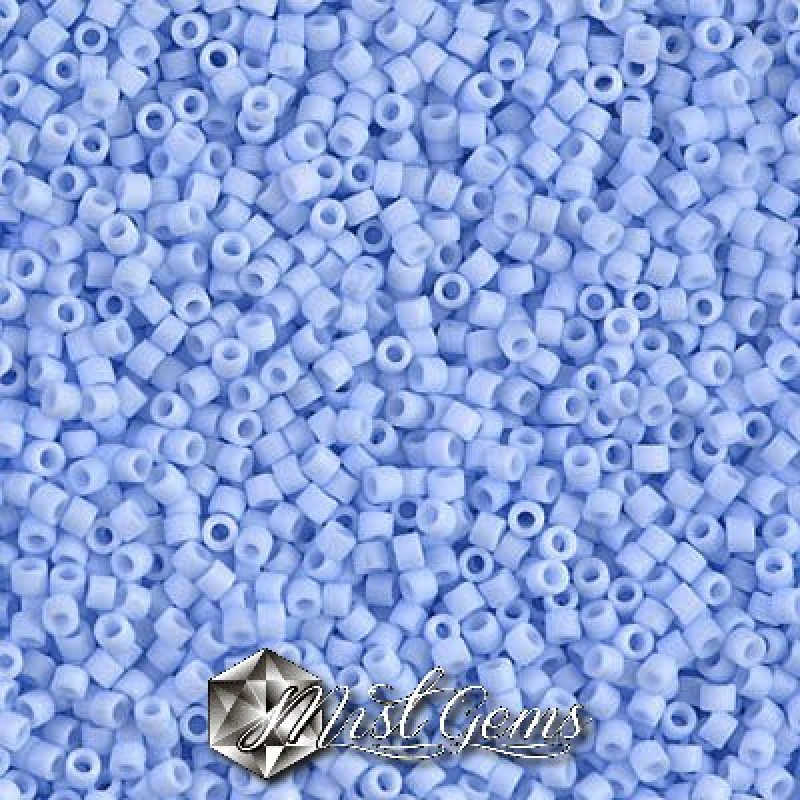 Delica 11/0 DB 1517 Matted Opaque Light Sky Blue
