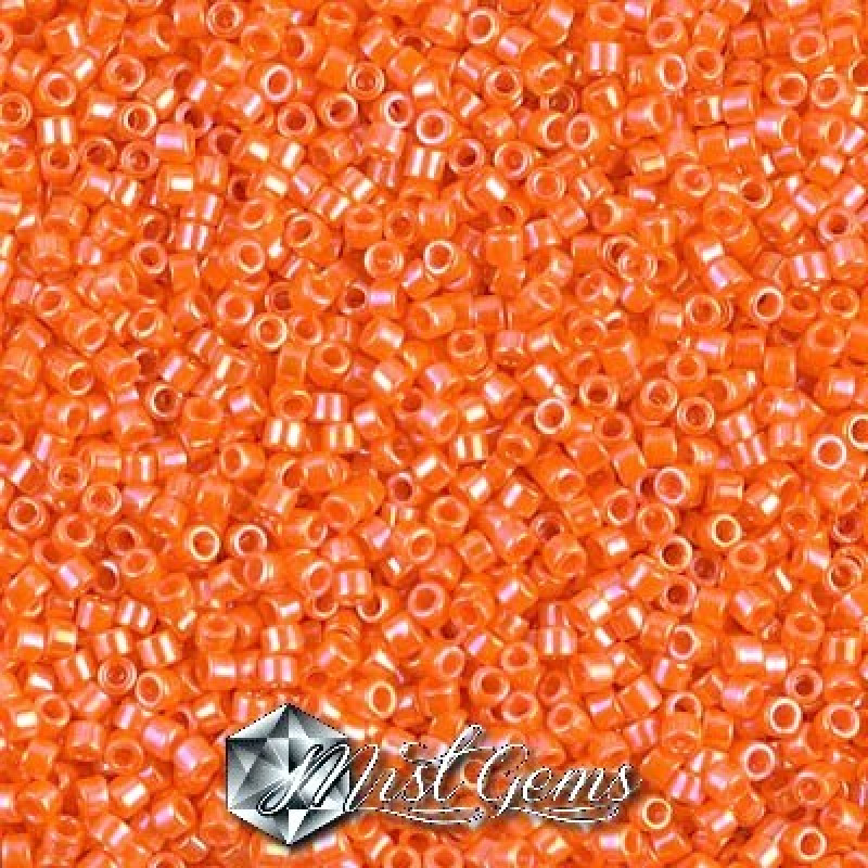 Delica 11/0 DB 1573 Opaque Mandarine AB