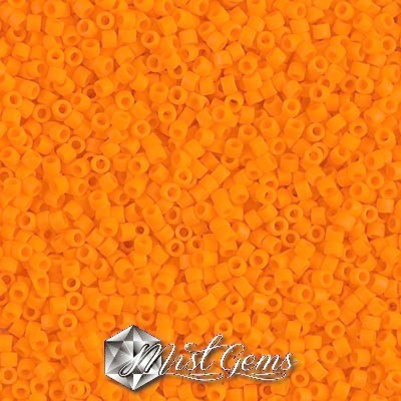 Delica 11/0 DB 1583 Opaque Matte Mandarin