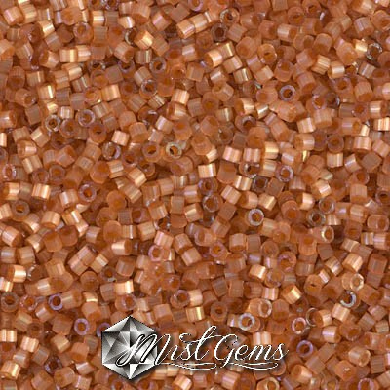 Delica 11/0 DB 1804 Dyed Topaz Silk Satin