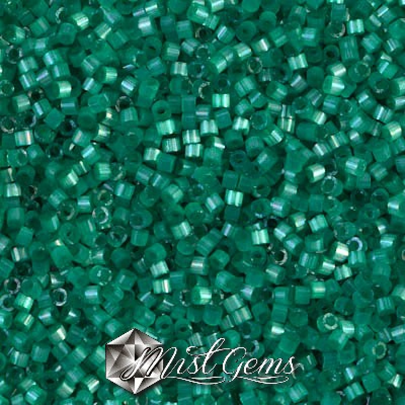 Delica 11/0 DB 1813 Dyed Aqua Green Silk Satin
