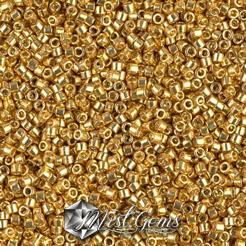 Delica 11/0 DB 1832 Duracoat Galvanized Gold