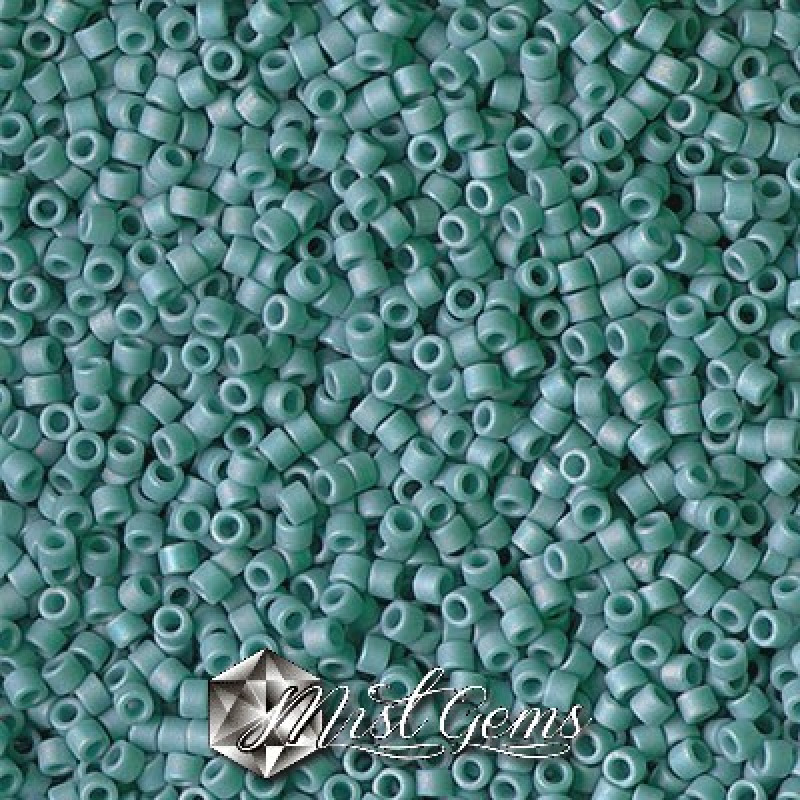 Delica 11/0 DB 2315 Matted Opaque Glazed Nile Blue AB