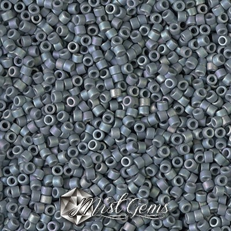 Delica 11/0 DB 2316 Matted Opaque Glazed Moody Blue AB