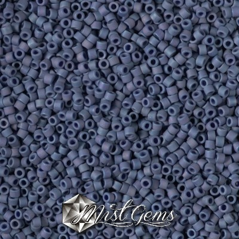 Delica 11/0 DB 2319 Matted Opaque Glazed Navy AB