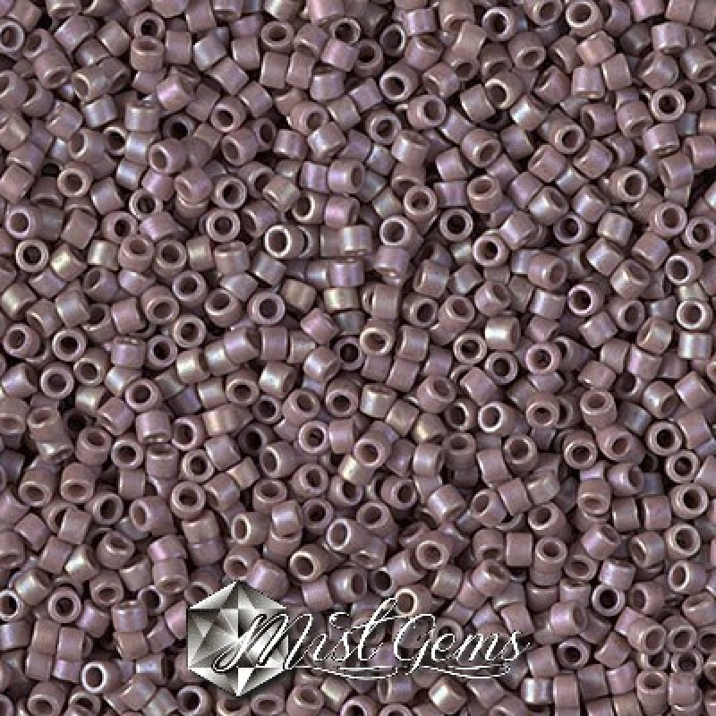 Delica 11/0 DB 2321 Matted Opaque Glazed Dark Beige AB