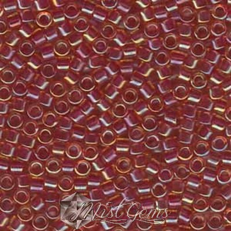 Delica 11/0 DB 0062 (DB62) Lined Light Cranberry AB