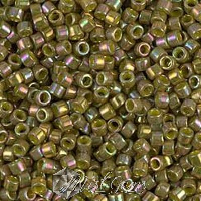 Delica 11/0 DB 0133 (DB133) Opaque Olive Golden Luster