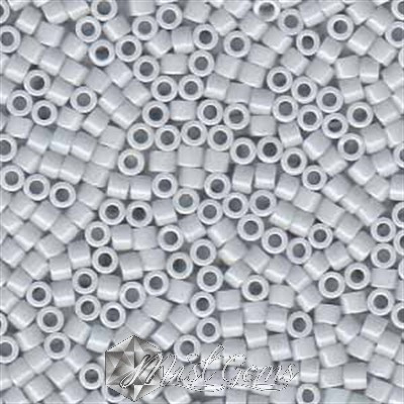 Delica 11/0 DB 0209 Opaque Light Grey Luster