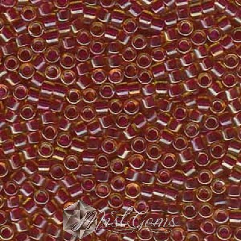 Delica 11/0 DB 0282 Cranberry-Lined Topaz Luster 
