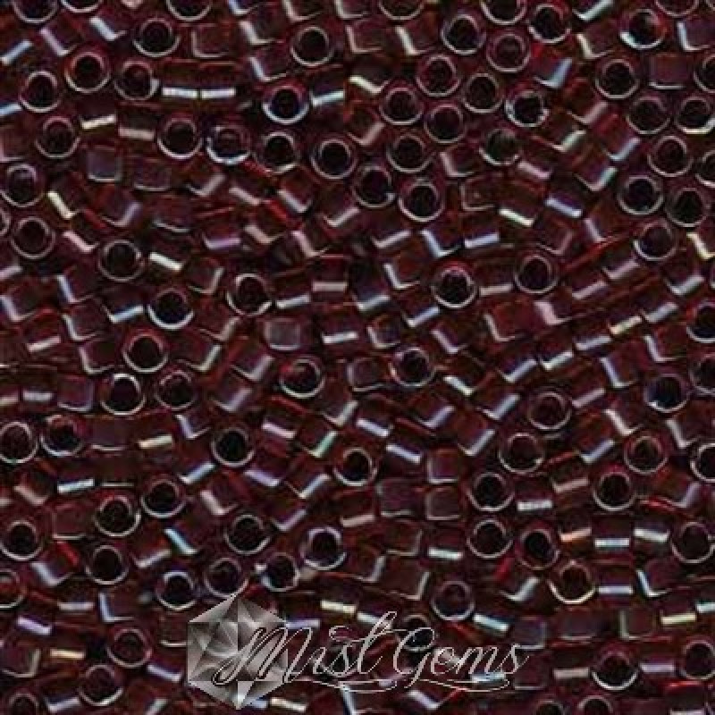 Delica 11/0 DB 0296 Lined Red Cranberry AB