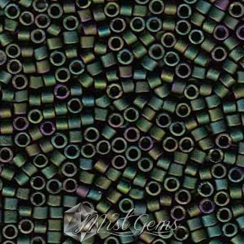 Delica 11/0 DB 0327 Metallic Teal Iris Matted