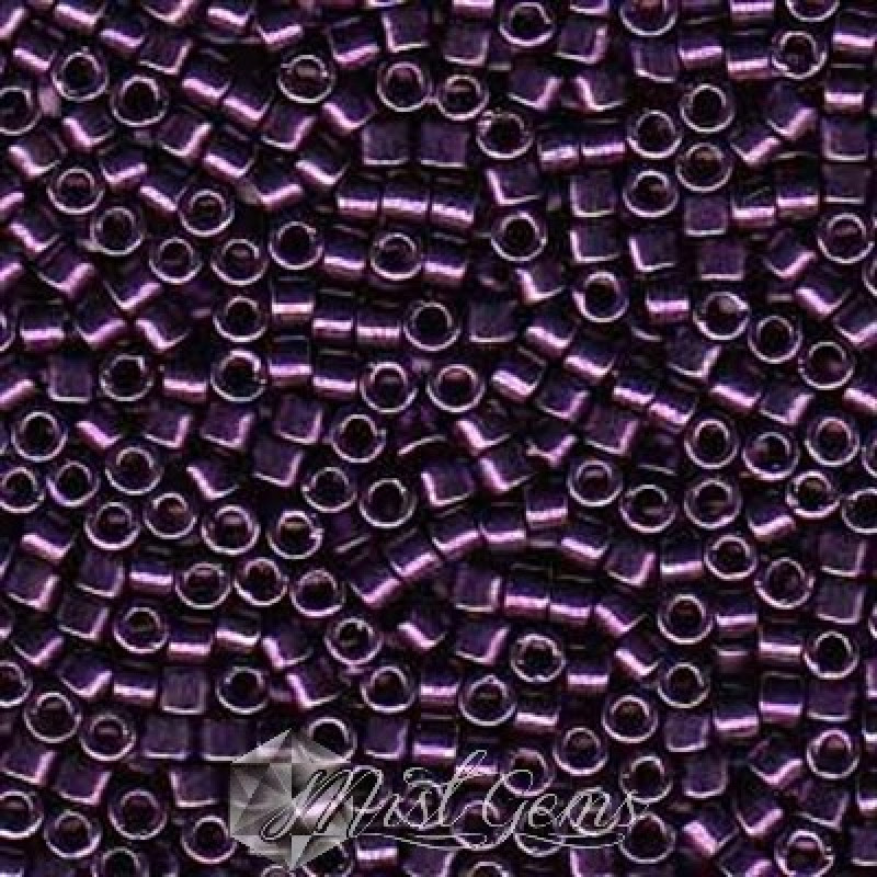 Delica 11/0 DB 0464 Galvanized Dark Purple Dyed