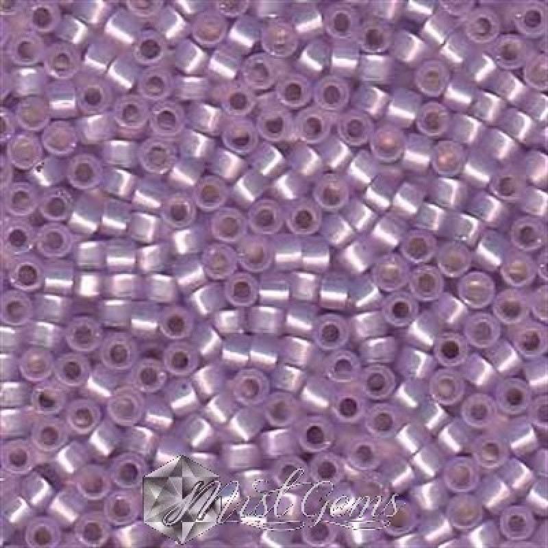 Delica 11/0 DB 0629 Silver Lined Lavender Alabaster Dyed