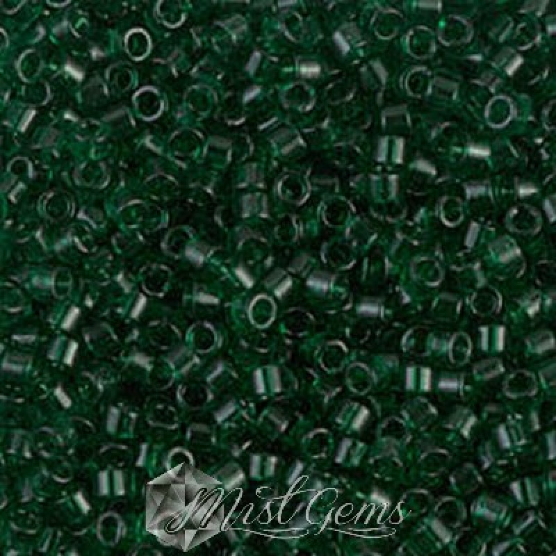 Delica 11/0 DB 0713 Transp Dark Emerald