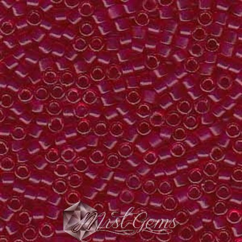 Delica 11/0 DB 0775 Dyed Transp Fuchsia Semi Matted