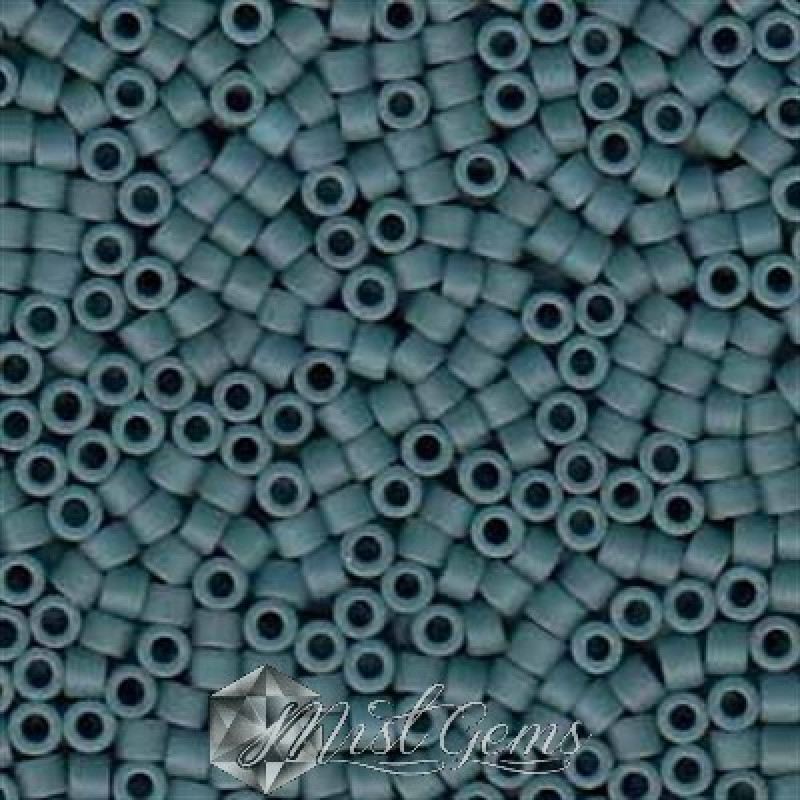 Delica 11/0 DB 0792 Dyed Grey Blue Matted