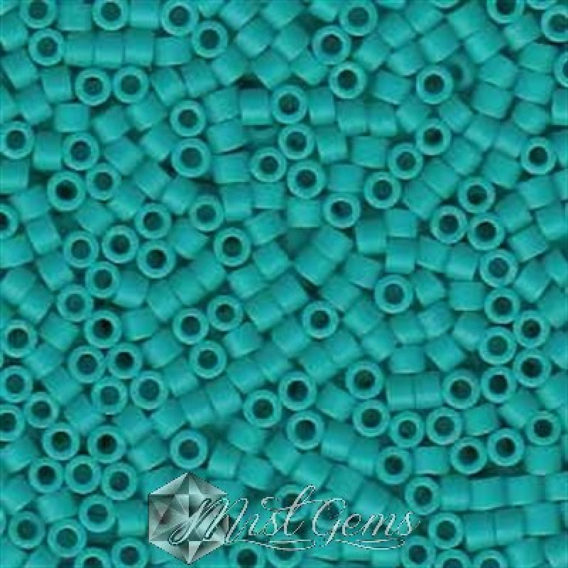 Delica 11/0 DB 0793 Dyed Opaque Turqoise Matted