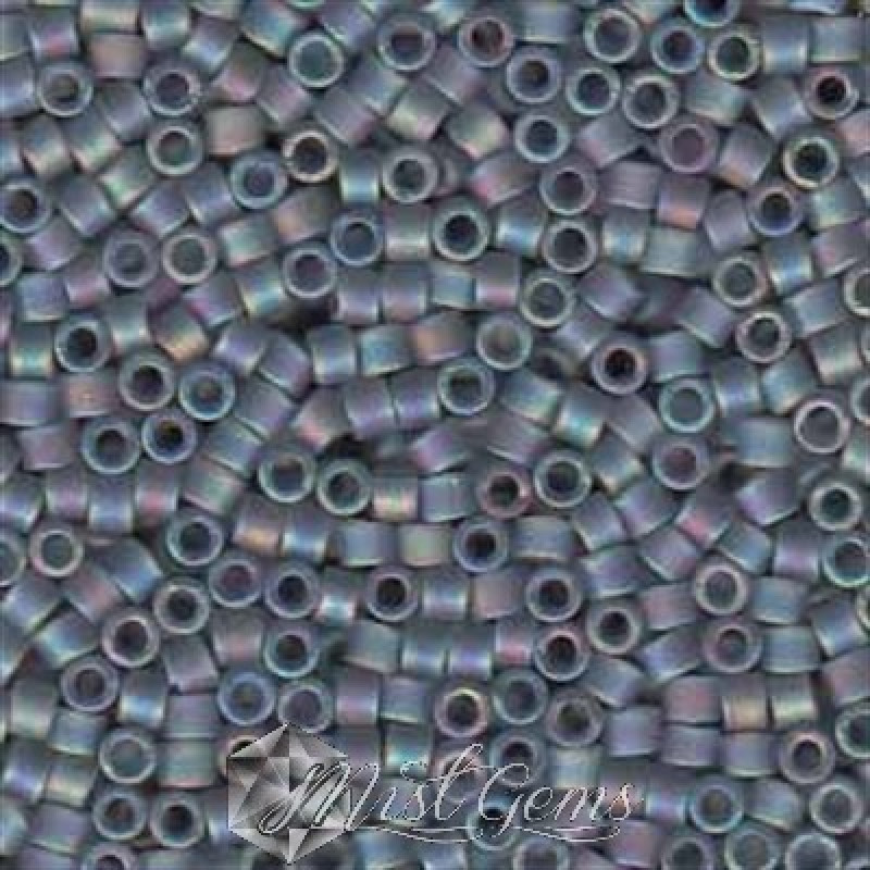 Delica 11/0 DB 0863 Grey AB Matted