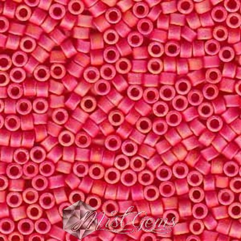 Delica 11/0 DB 0873 Opaque Cranberry AB Matted