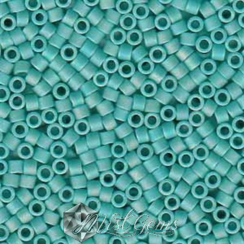 Delica 11/0 DB 0878 Opaque Turquoise AB Matted