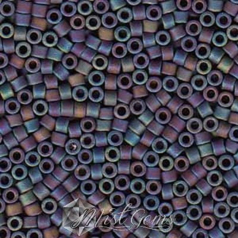 Delica 11/0 DB 0884 Matted Opaque Brown AB