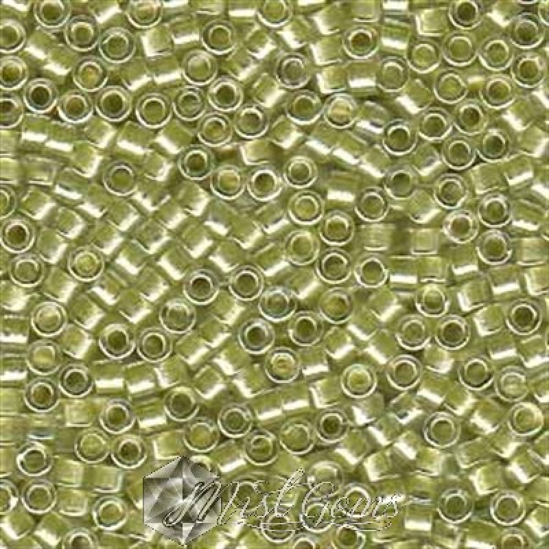 Delica 11/0 DB 0903 Sparkling Peridot Lined Crystal