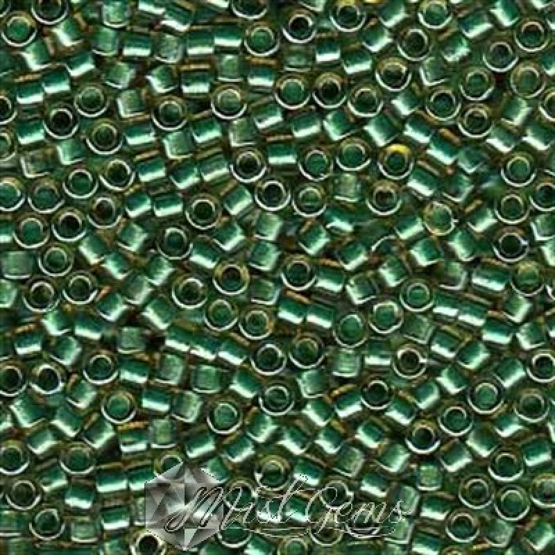 Delica 11/0 DB 0917  Sparkling Light Green Lined Topaz