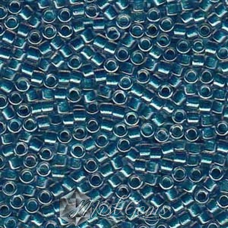 Delica 11/0 DB 0920 Sparkling Cerulean Blue Lined Crystal