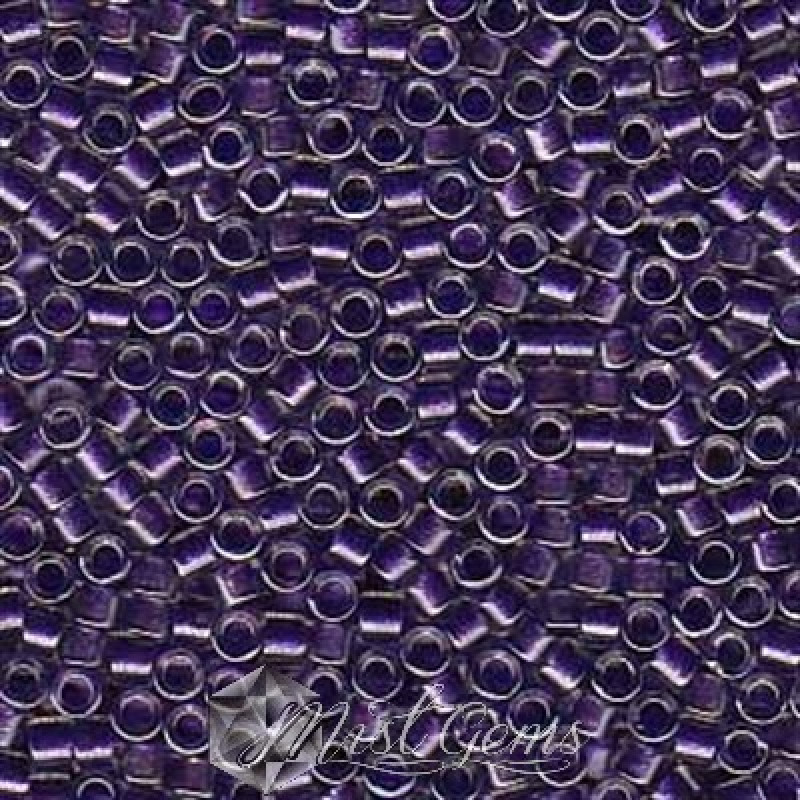 Delica 11/0 DB 0923 Sparkling Violet Lined Crystal