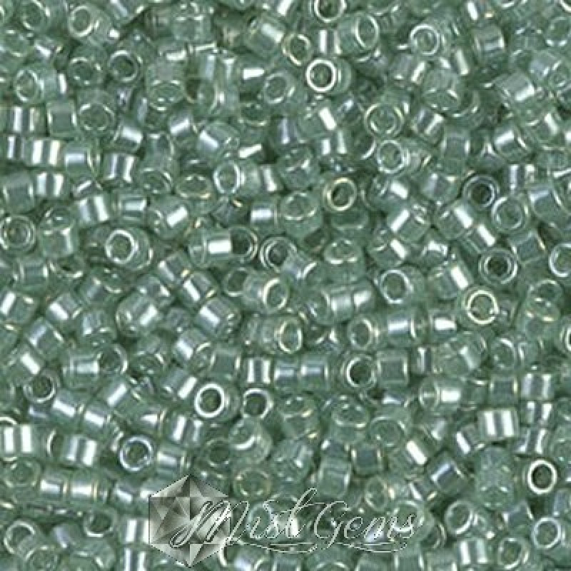 Delica 11/0 DB 1484 Transparent Light Moss Green Luster