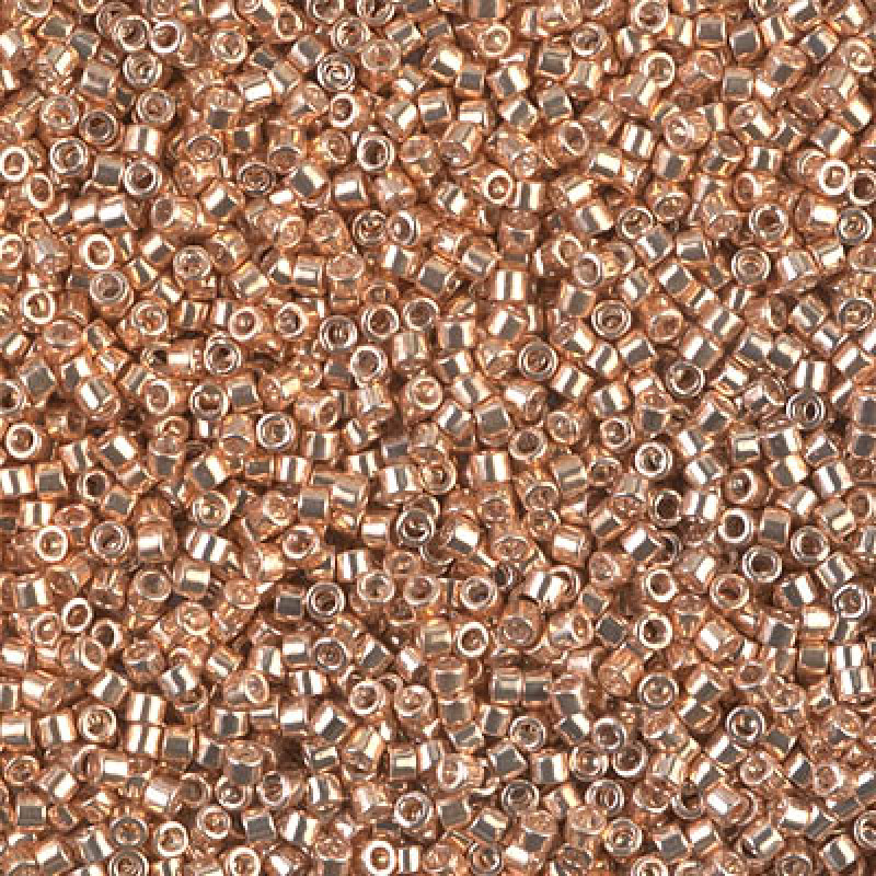 Delica 11/0 DB 0411 Galvanized Gold Dyed