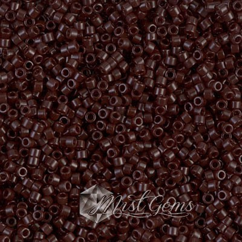 Delica 11/0 DB 0734 Opaque Chocolate Brown