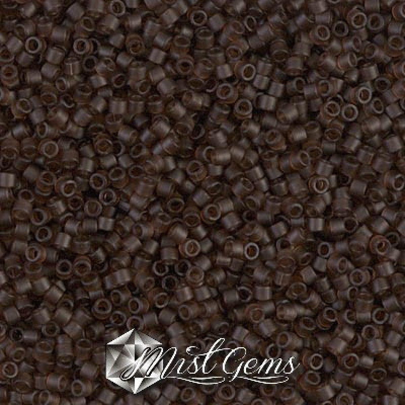 Delica 11/0 DB 0769 Transparent Root Beer Matted