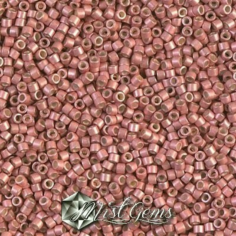 Delica 11/0 DB 1156 Galvanized Semi Matt Pink Blush