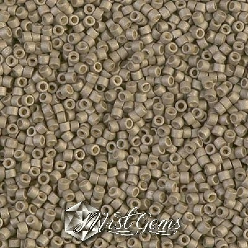 Delica 11/0 DB 1169 Galvanized Matted Pewter