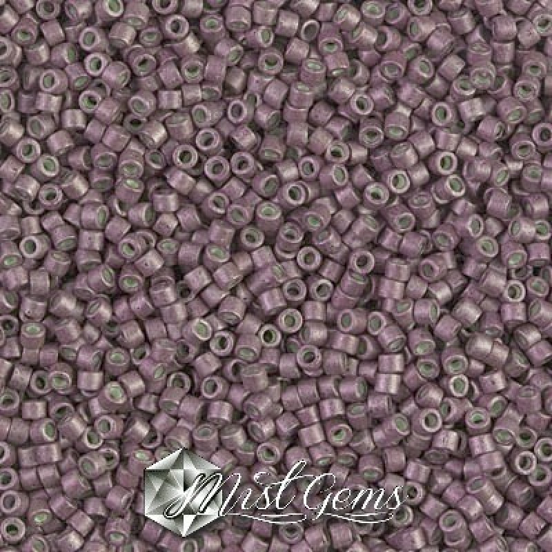 Delica 11/0 DB 1174 Galvanized Matted Eggplant