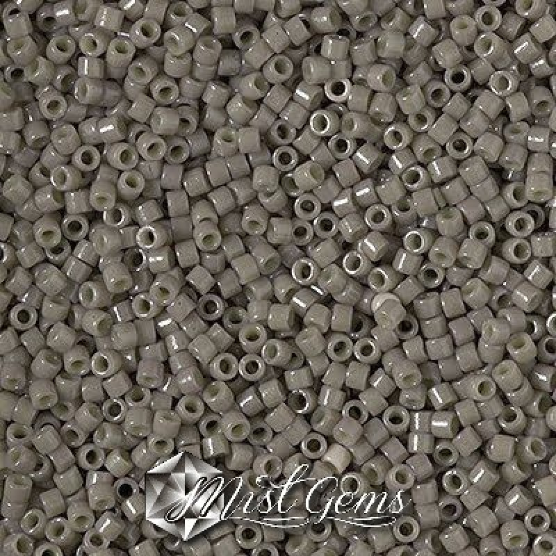 Delica 11/0 DB 2367 Duracoat Opaque Dyed Seal Grey
